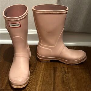 Hunter Pink Rain Boots